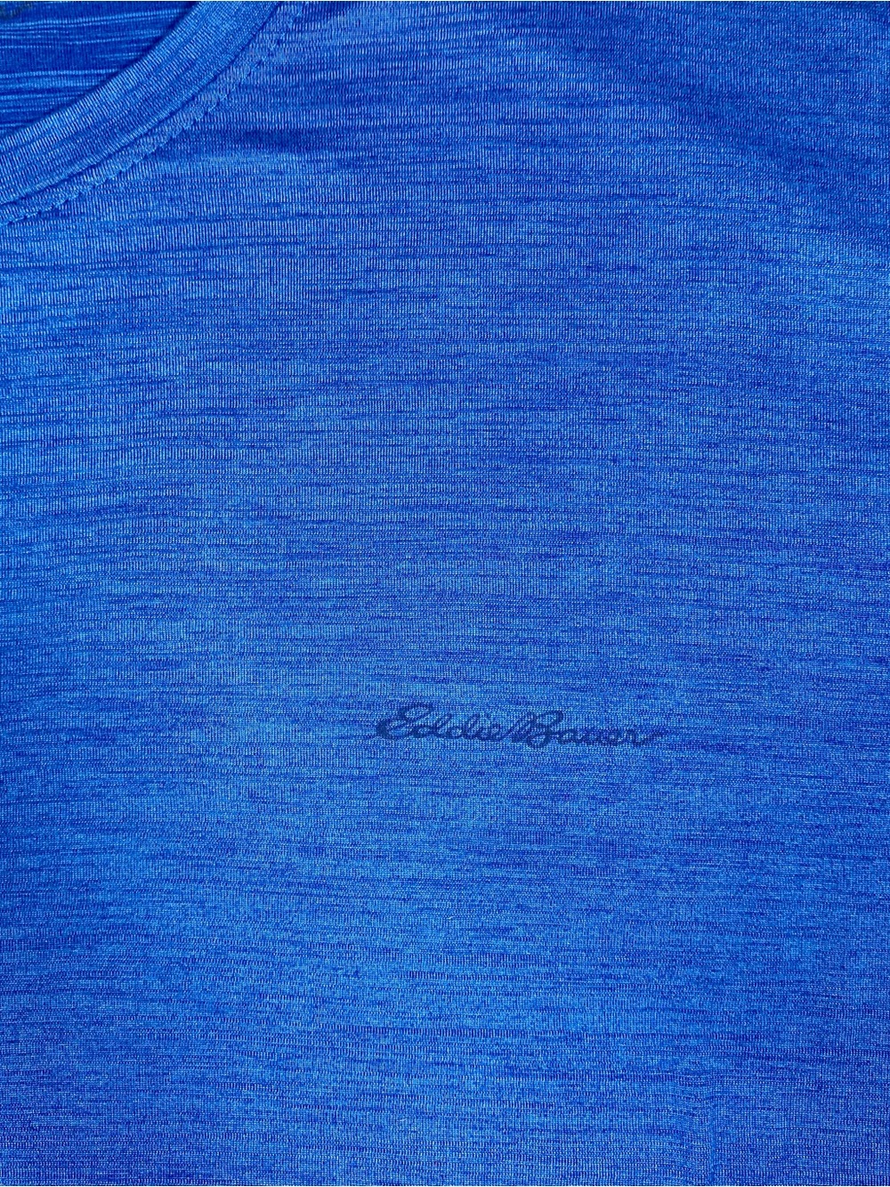 Eddie Bauer Motion Men's L Blue Stretch Athletic Crew Neck Short Sleeve T-Shirt - Picture 4 of 7